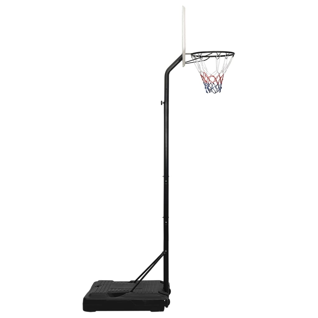 Basketbalstandaard 282-352 cm polyethyleen wit is nu te koop bij PeponiXL, paradijselijk wonen!