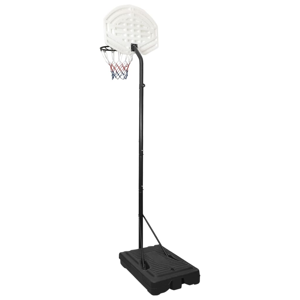 Basketbalstandaard 282-352 cm polyethyleen wit is nu te koop bij PeponiXL, paradijselijk wonen!