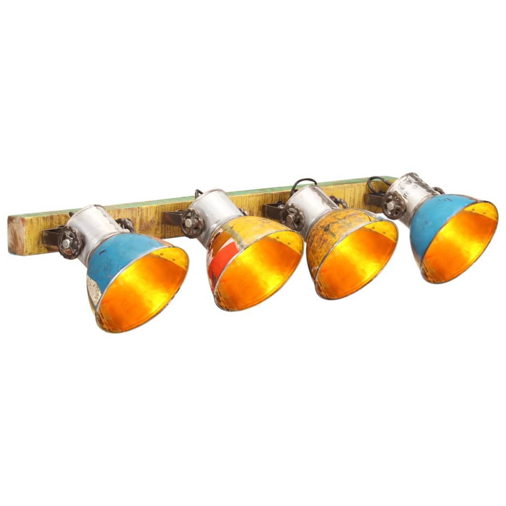 Wandlamp industrieel E27 90x25 cm meerkleurig is nu te koop bij PeponiXL, paradijselijk wonen!
