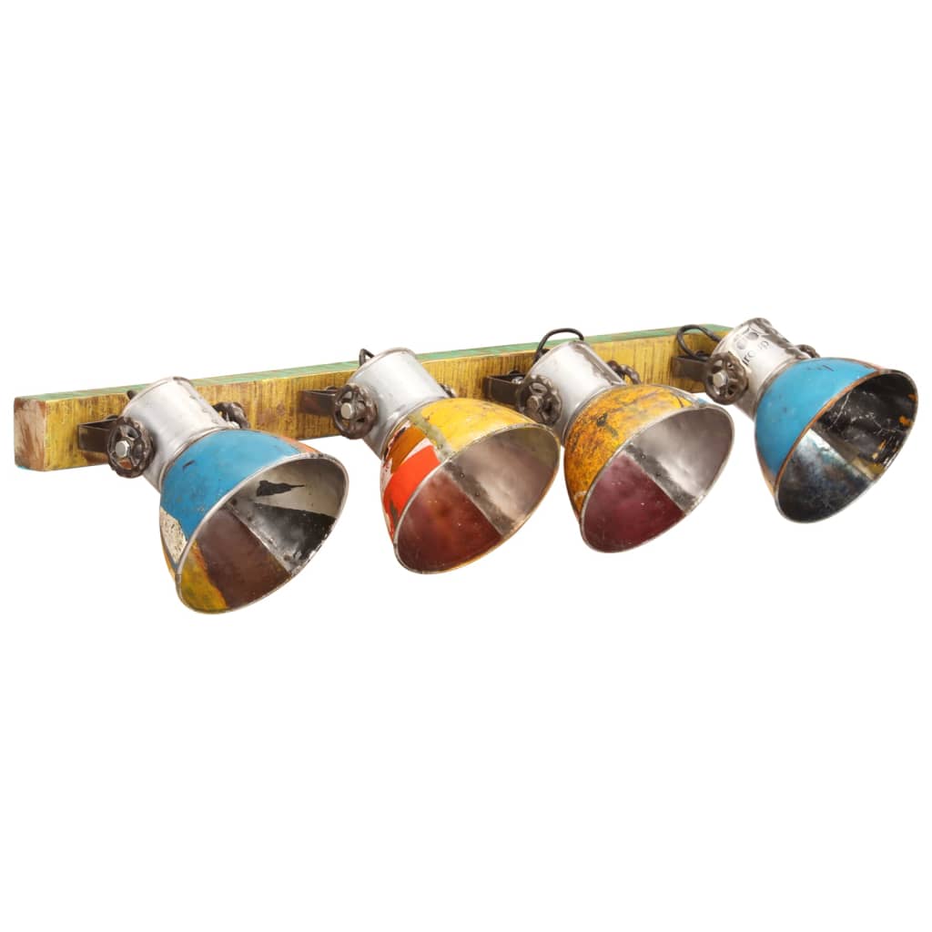 Wandlamp industrieel E27 90x25 cm meerkleurig is nu te koop bij PeponiXL, paradijselijk wonen!