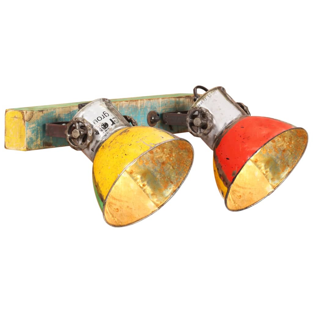 Wandlamp industrieel E27 45x25 cm meerkleurig is nu te koop bij PeponiXL, paradijselijk wonen!