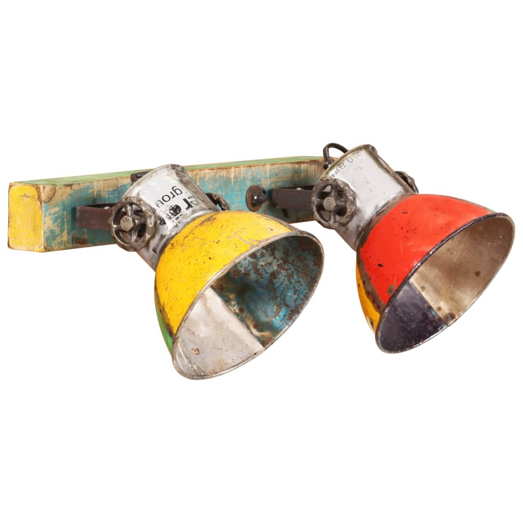 Wandlamp industrieel E27 45x25 cm meerkleurig is nu te koop bij PeponiXL, paradijselijk wonen!