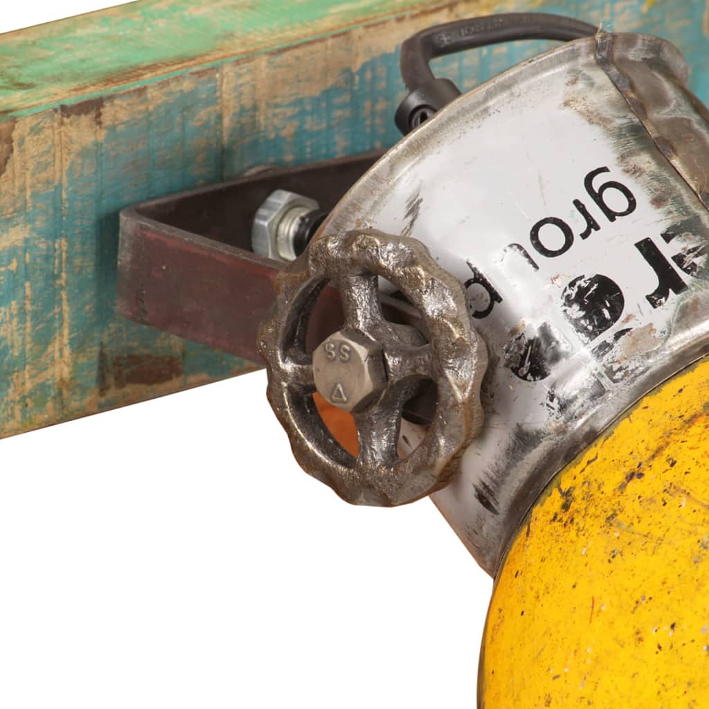 Wandlamp industrieel E27 45x25 cm meerkleurig is nu te koop bij PeponiXL, paradijselijk wonen!