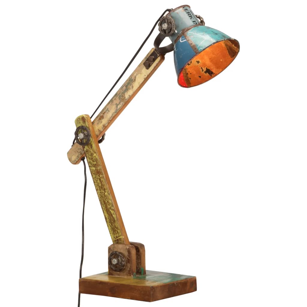 Bureaulamp industrieel rond E27 23x18x95 cm meerkleurig is nu te koop bij PeponiXL, paradijselijk wonen!