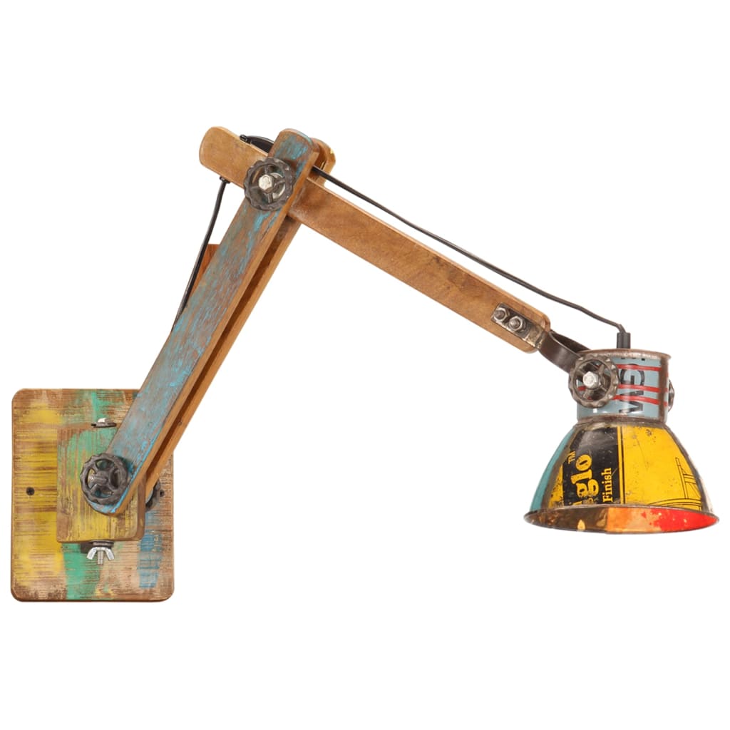 Wandlamp industrieel rond E27 meerkleurig is nu te koop bij PeponiXL, paradijselijk wonen!