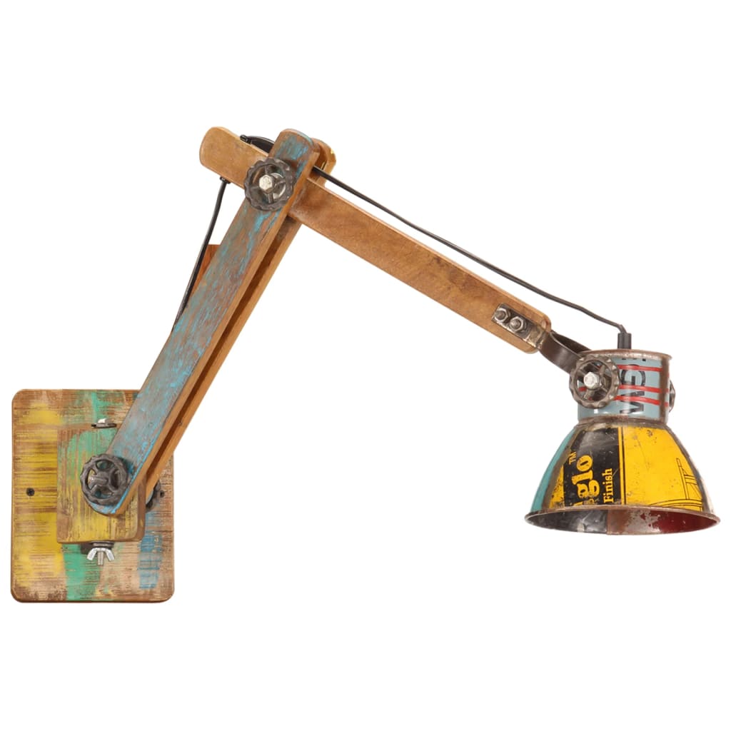 Wandlamp industrieel rond E27 meerkleurig is nu te koop bij PeponiXL, paradijselijk wonen!