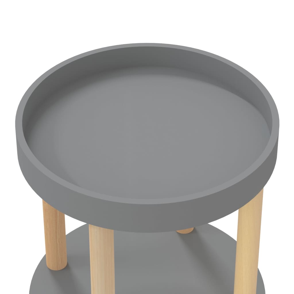 Trolley 38x38x82cm bewerkt hout en massief grenenhout grijs is nu te koop bij PeponiXL, paradijselijk wonen!