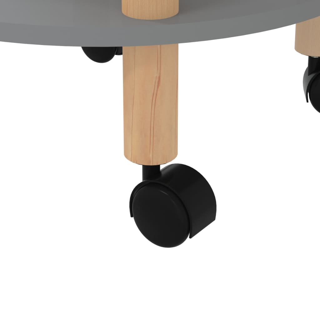 Trolley 38x38x82cm bewerkt hout en massief grenenhout grijs is nu te koop bij PeponiXL, paradijselijk wonen!
