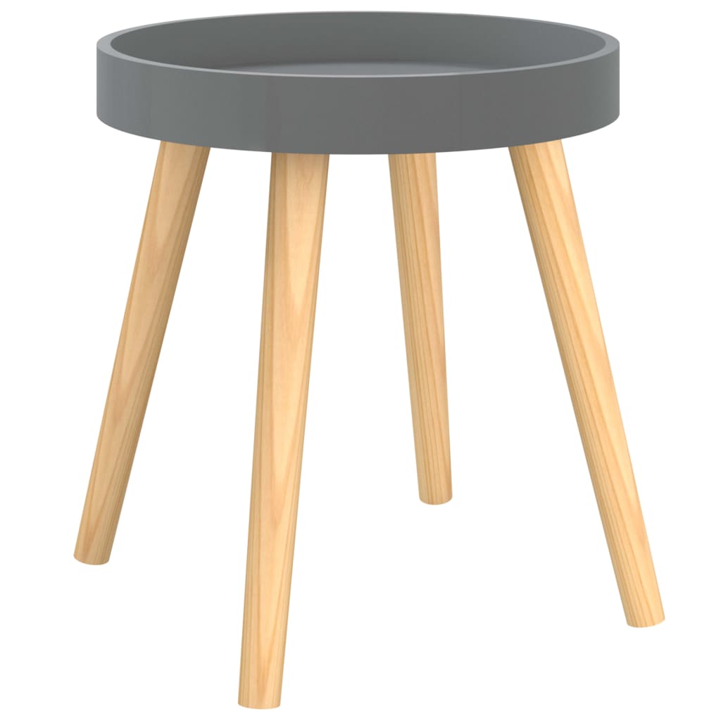 Bijzettafel 38x38x40 cm bewerkt hout en grenenhout grijs is nu te koop bij PeponiXL, paradijselijk wonen!