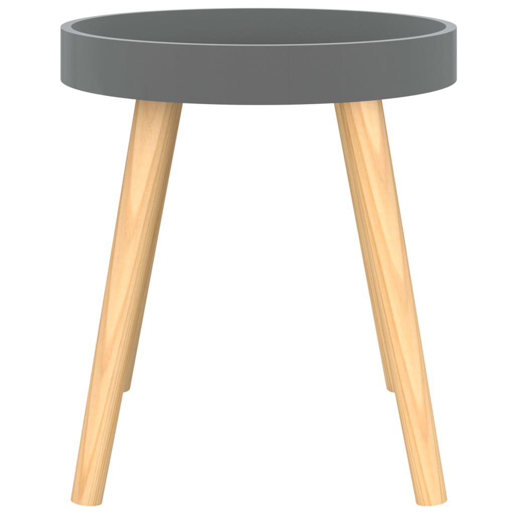 Bijzettafel 38x38x40 cm bewerkt hout en grenenhout grijs is nu te koop bij PeponiXL, paradijselijk wonen!