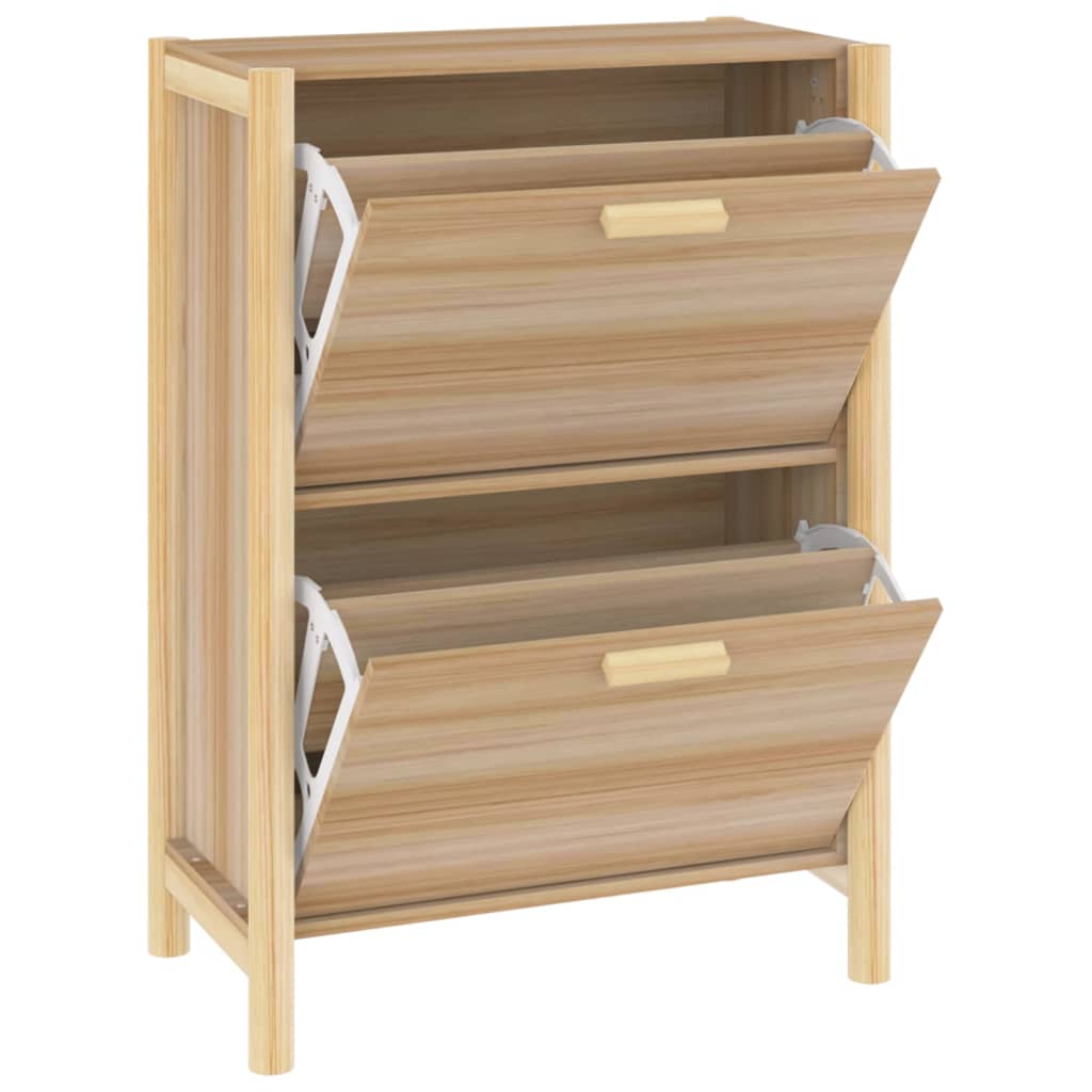 Schoenenkast 57,5x33x80 cm bewerkt hout is nu te koop bij PeponiXL, paradijselijk wonen!