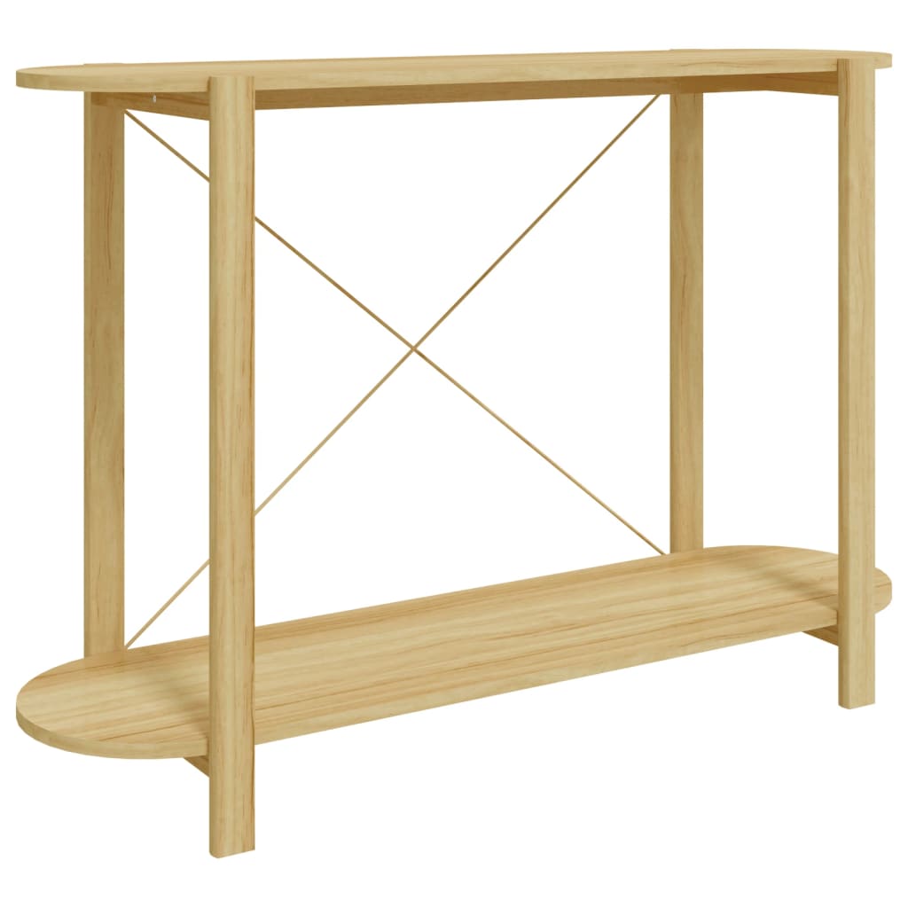Wandtafel 110x38x75 cm bewerkt hout is nu te koop bij PeponiXL, paradijselijk wonen!