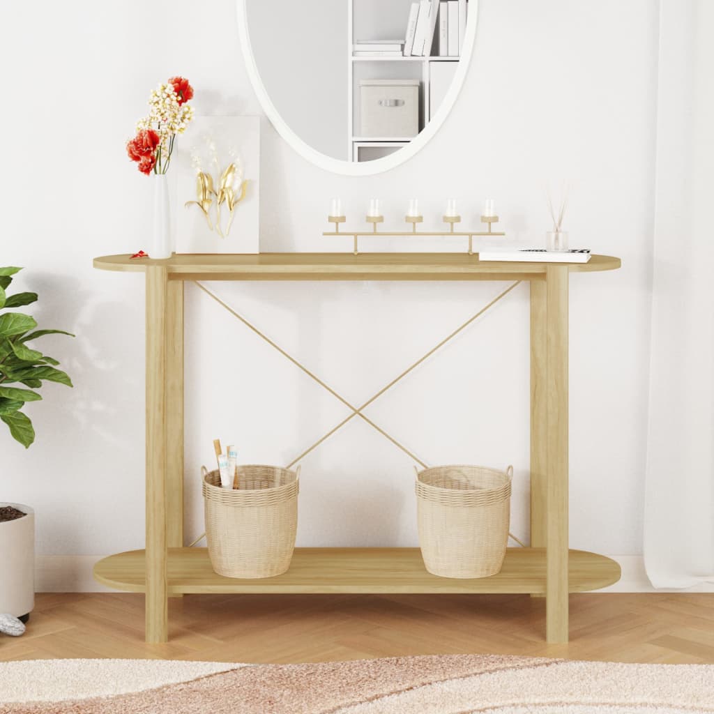 Wandtafel 110x38x75 cm bewerkt hout is nu te koop bij PeponiXL, paradijselijk wonen!