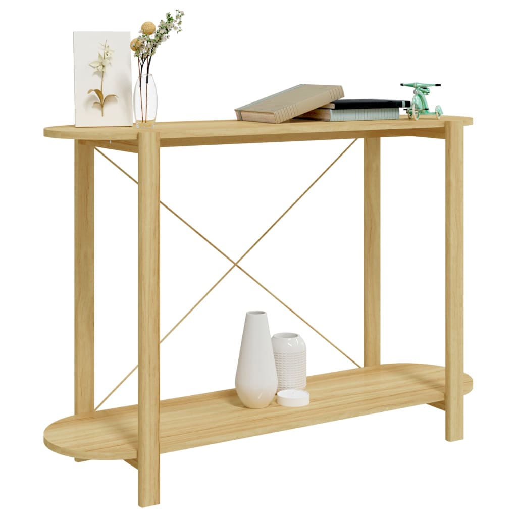 Wandtafel 110x38x75 cm bewerkt hout is nu te koop bij PeponiXL, paradijselijk wonen!