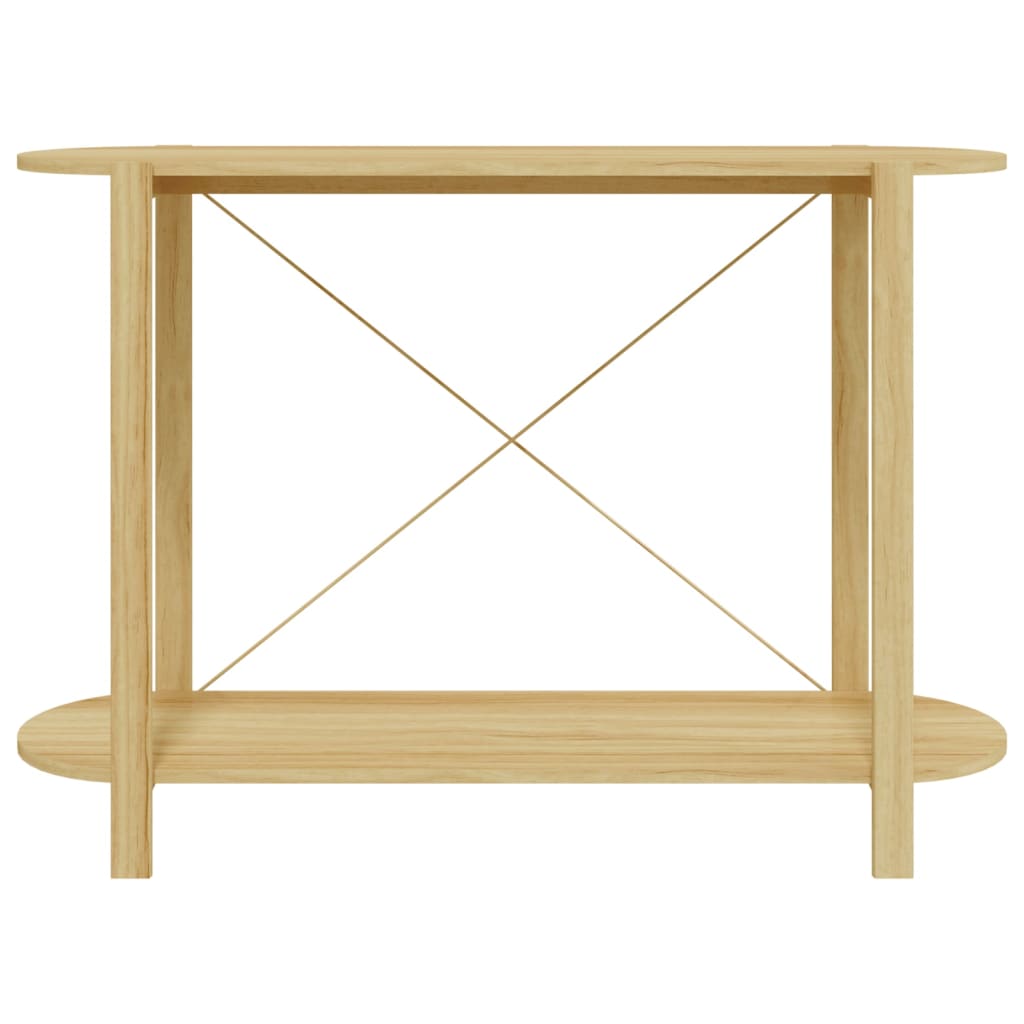 Wandtafel 110x38x75 cm bewerkt hout is nu te koop bij PeponiXL, paradijselijk wonen!