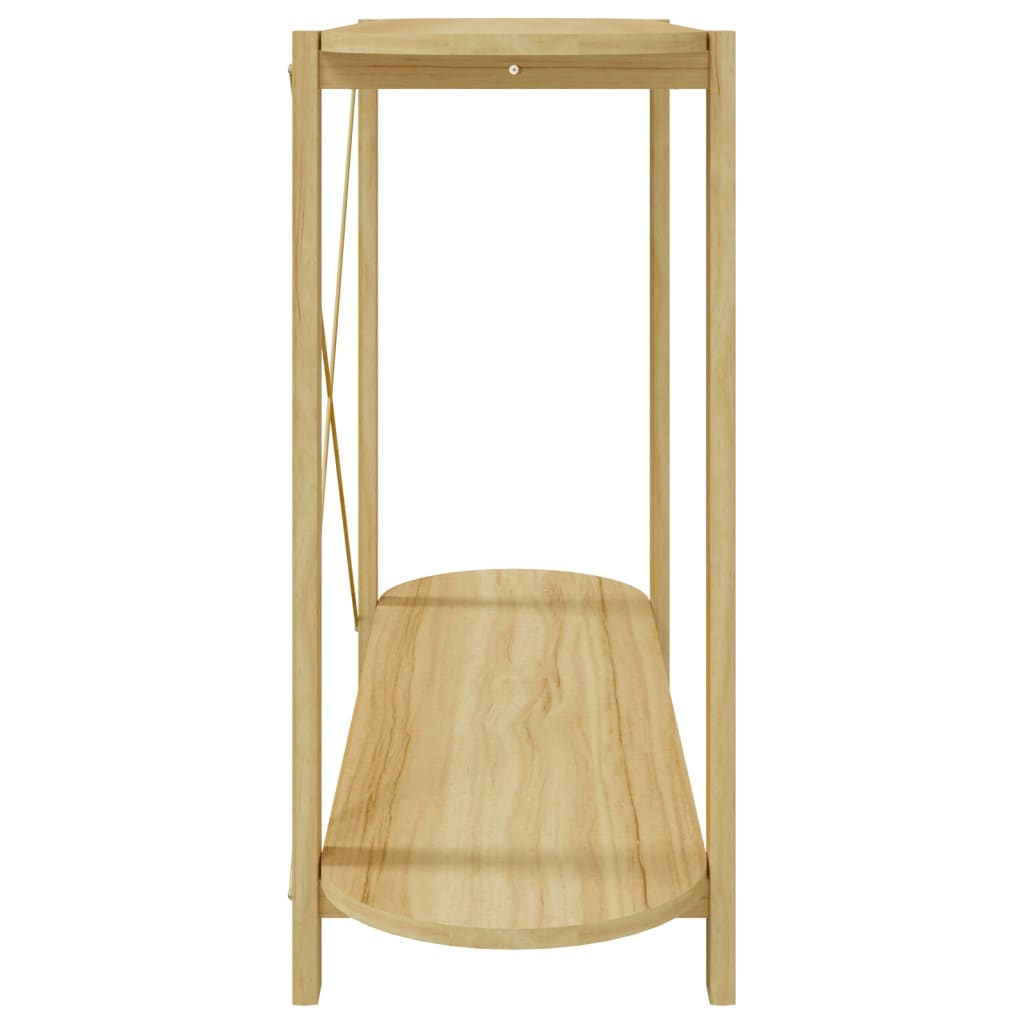 Wandtafel 110x38x75 cm bewerkt hout is nu te koop bij PeponiXL, paradijselijk wonen!