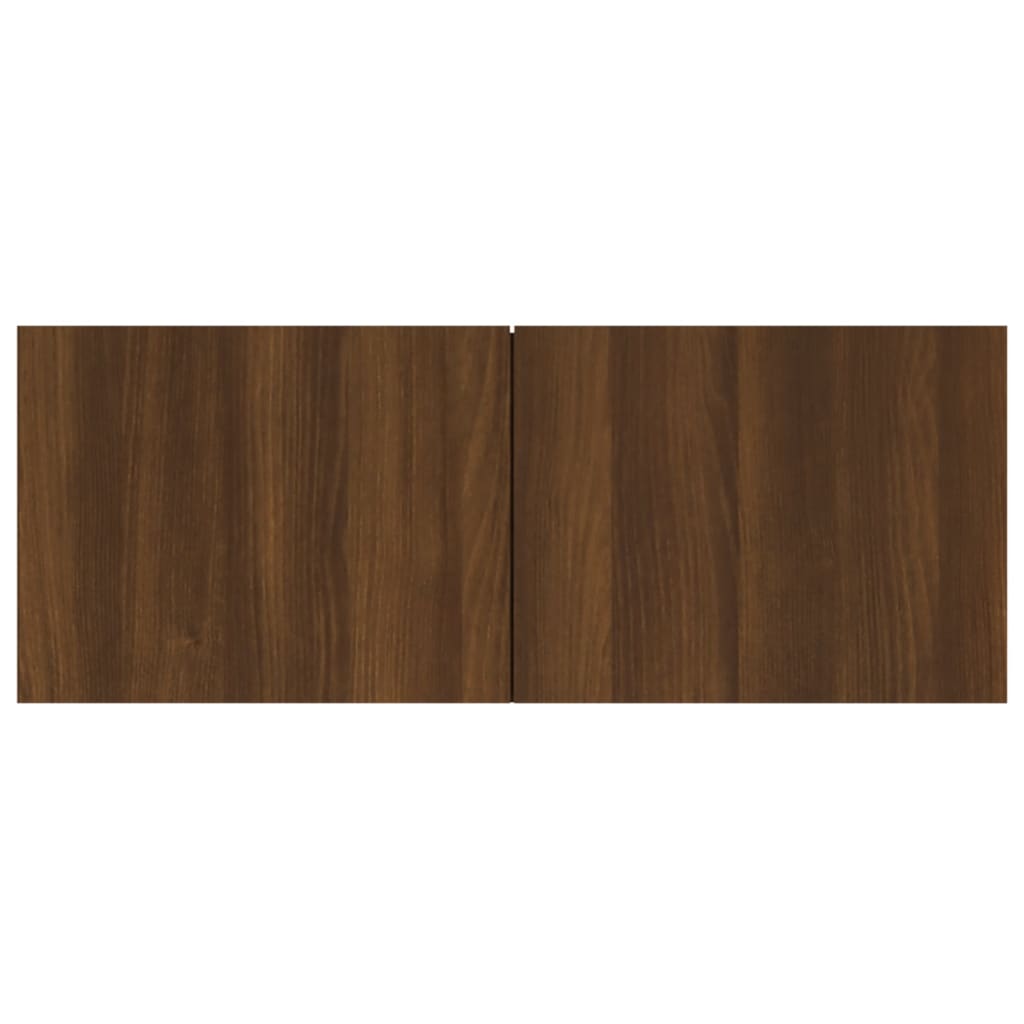 Tv-meubelen 4 st 80x30x30 cm bewerkt hout bruin eikenkleur