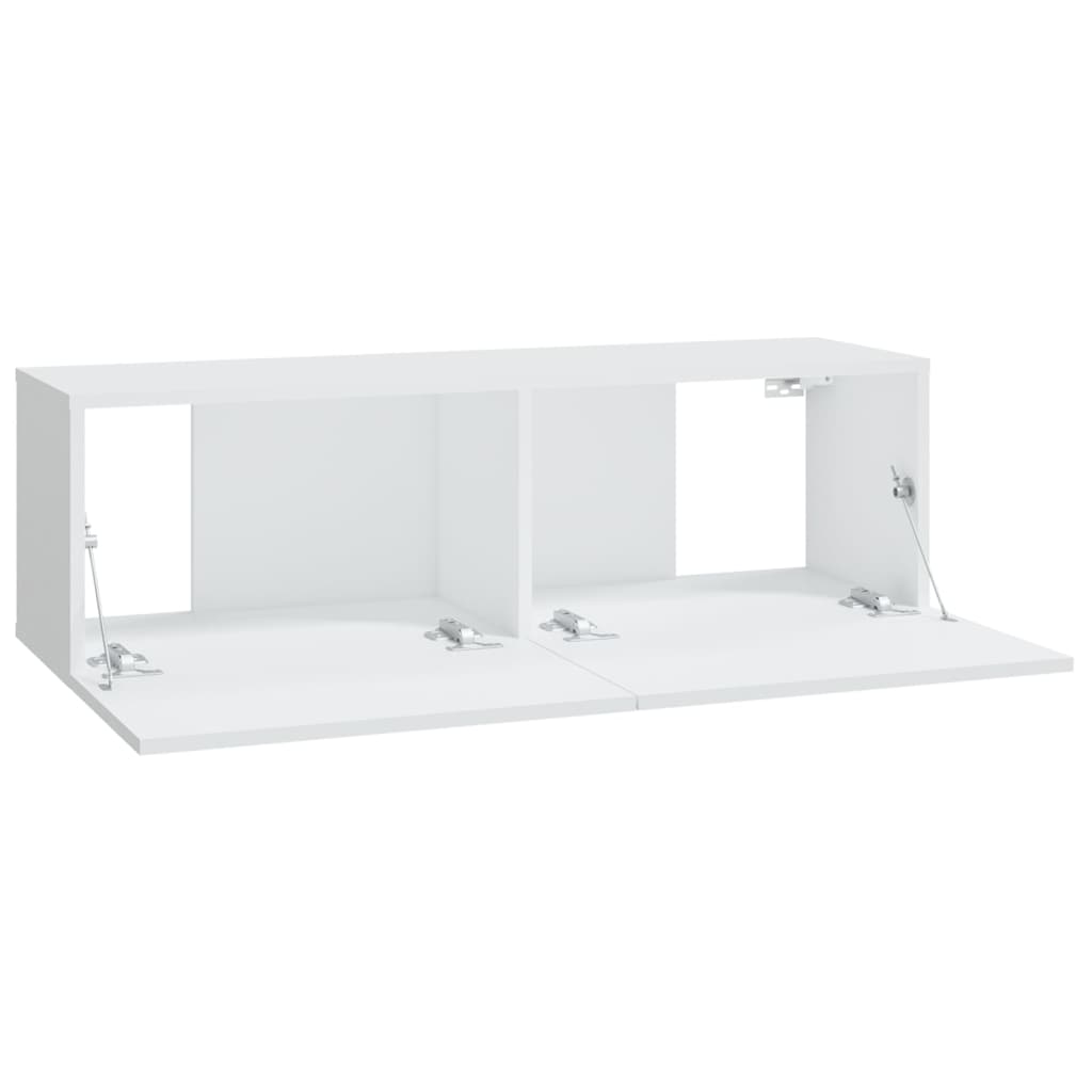 Tv-wandmeubels 4 st 100x30x30 cm wit is nu te koop bij PeponiXL, paradijselijk wonen!