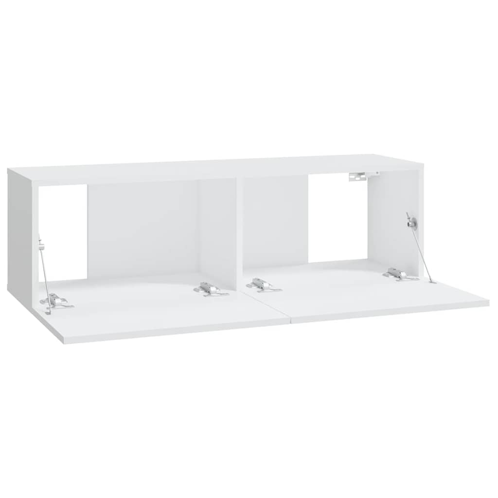 6-delige Tv-meubelset bewerkt hout wit is nu te koop bij PeponiXL, paradijselijk wonen!