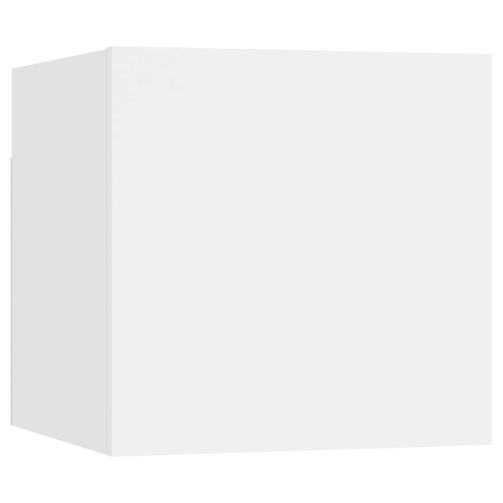 6-delige Tv-meubelset bewerkt hout wit is nu te koop bij PeponiXL, paradijselijk wonen!