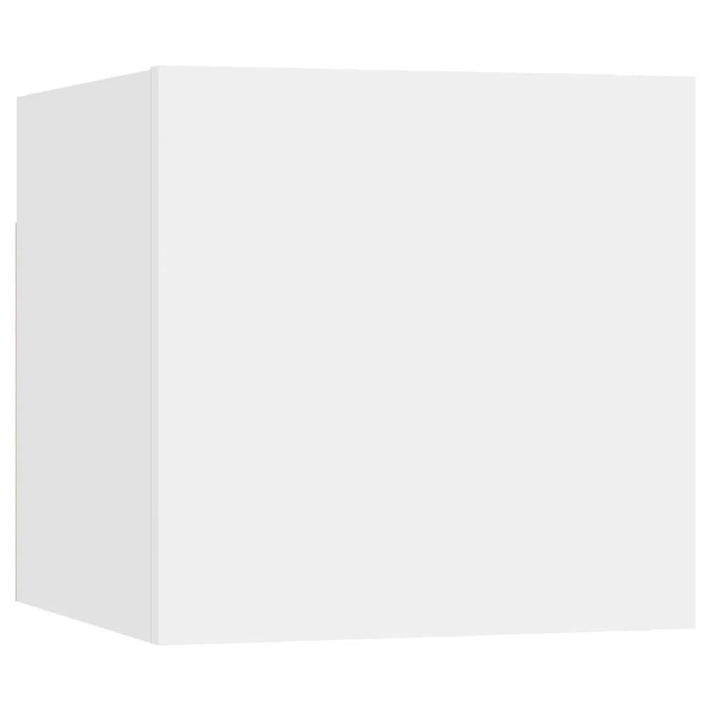 6-delige Tv-meubelset bewerkt hout wit is nu te koop bij PeponiXL, paradijselijk wonen!