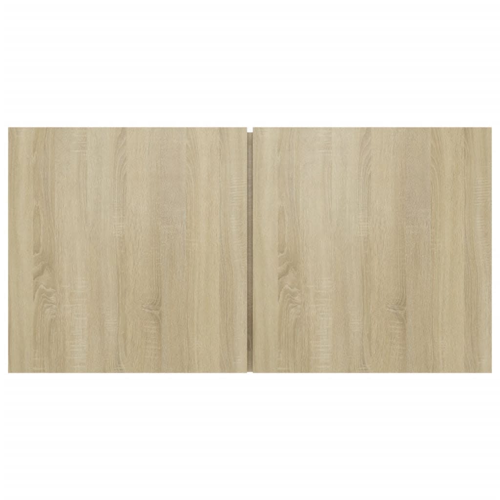 5-delige Tv-meubelset bewerkt hout sonoma eikenkleurig is nu te koop bij PeponiXL, paradijselijk wonen!