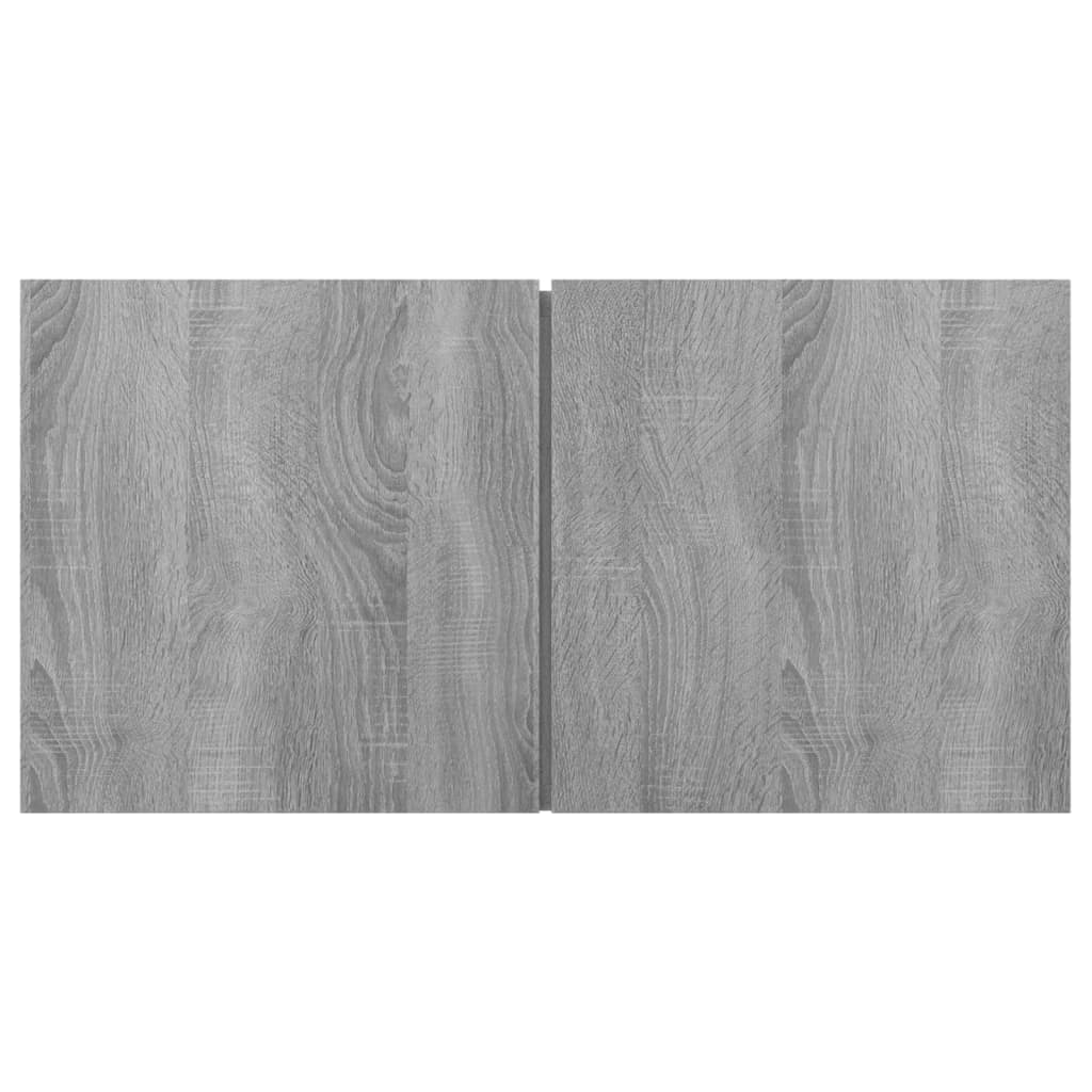 5-delige Tv-meubelset bewerkt hout grijs sonoma eikenkleurig is nu te koop bij PeponiXL, paradijselijk wonen!