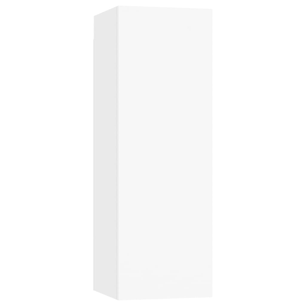 5-delige Tv-meubelset bewerkt hout wit is nu te koop bij PeponiXL, paradijselijk wonen!