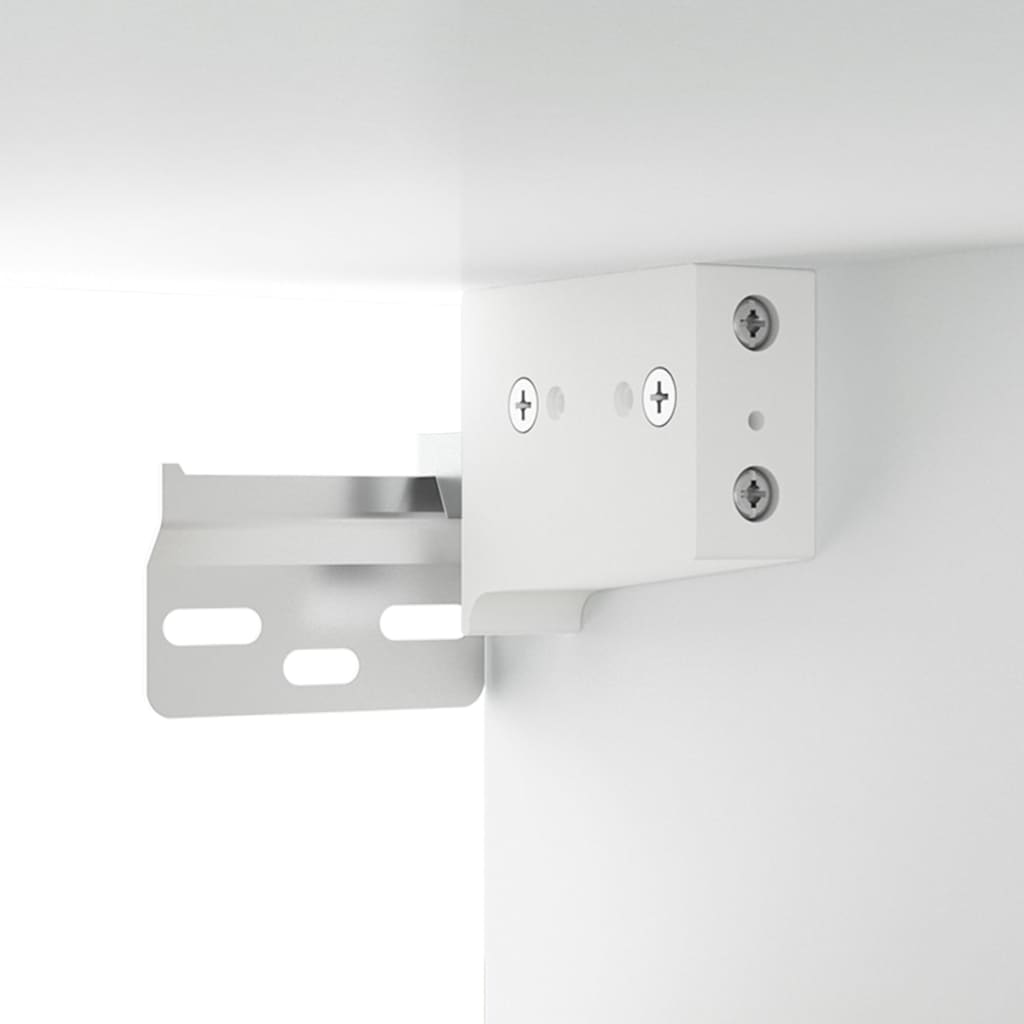 5-delige Tv-meubelset bewerkt hout wit is nu te koop bij PeponiXL, paradijselijk wonen!