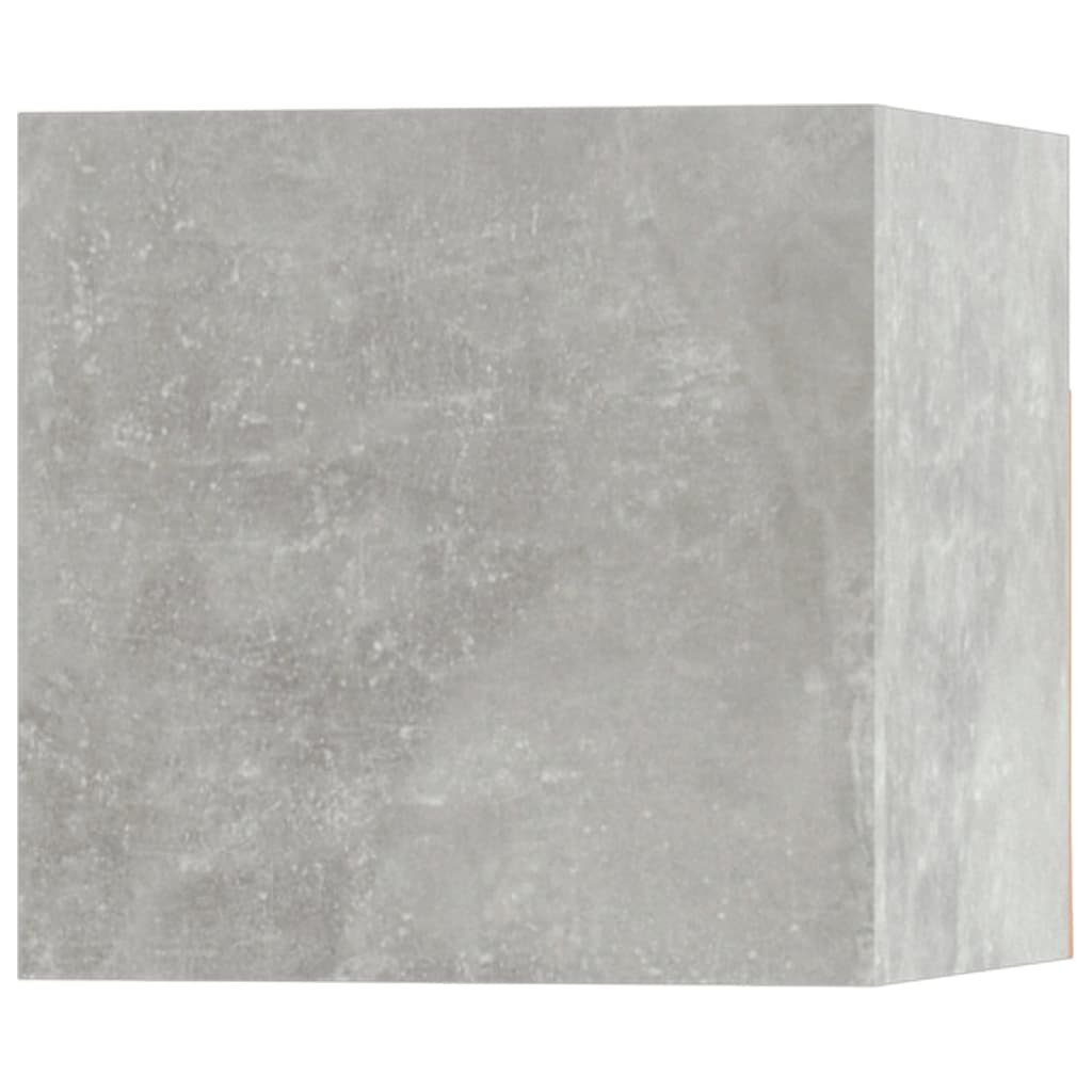 5-delige Tv-meubelset bewerkt hout betongrijs is nu te koop bij PeponiXL, paradijselijk wonen!