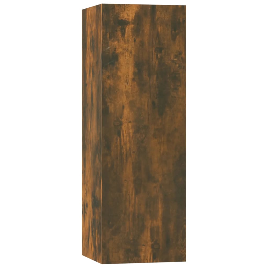5-delige Tv-meubelset bewerkt hout gerookt eikenkleurig is nu te koop bij PeponiXL, paradijselijk wonen!