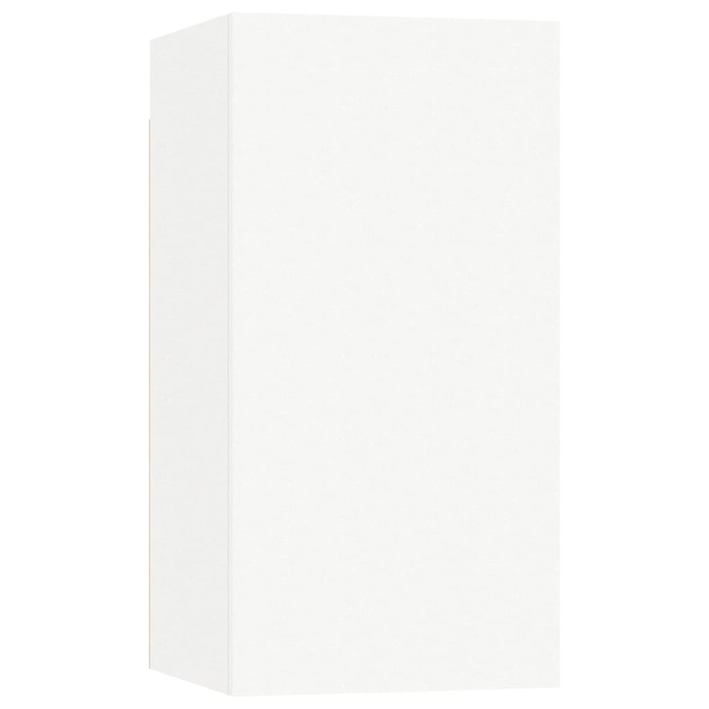 6-delige Tv-meubelset bewerkt hout wit is nu te koop bij PeponiXL, paradijselijk wonen!