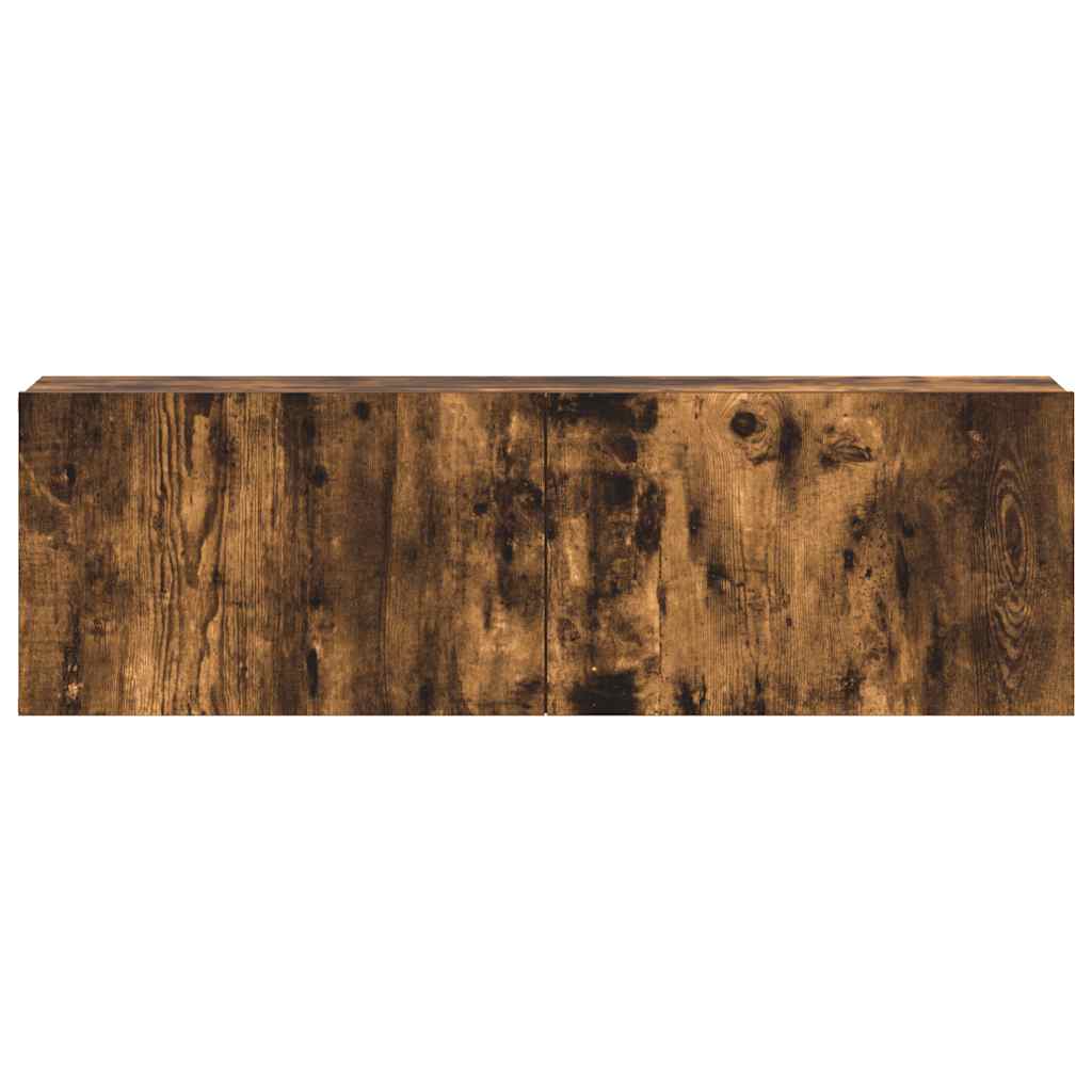 3-delige Tv-meubelset bewerkt hout gerookt eikenkleurig is nu te koop bij PeponiXL, paradijselijk wonen!