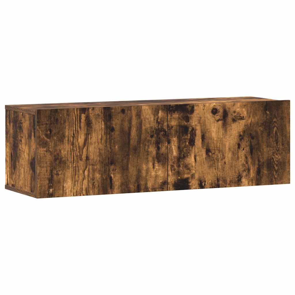 3-delige Tv-meubelset bewerkt hout gerookt eikenkleurig is nu te koop bij PeponiXL, paradijselijk wonen!