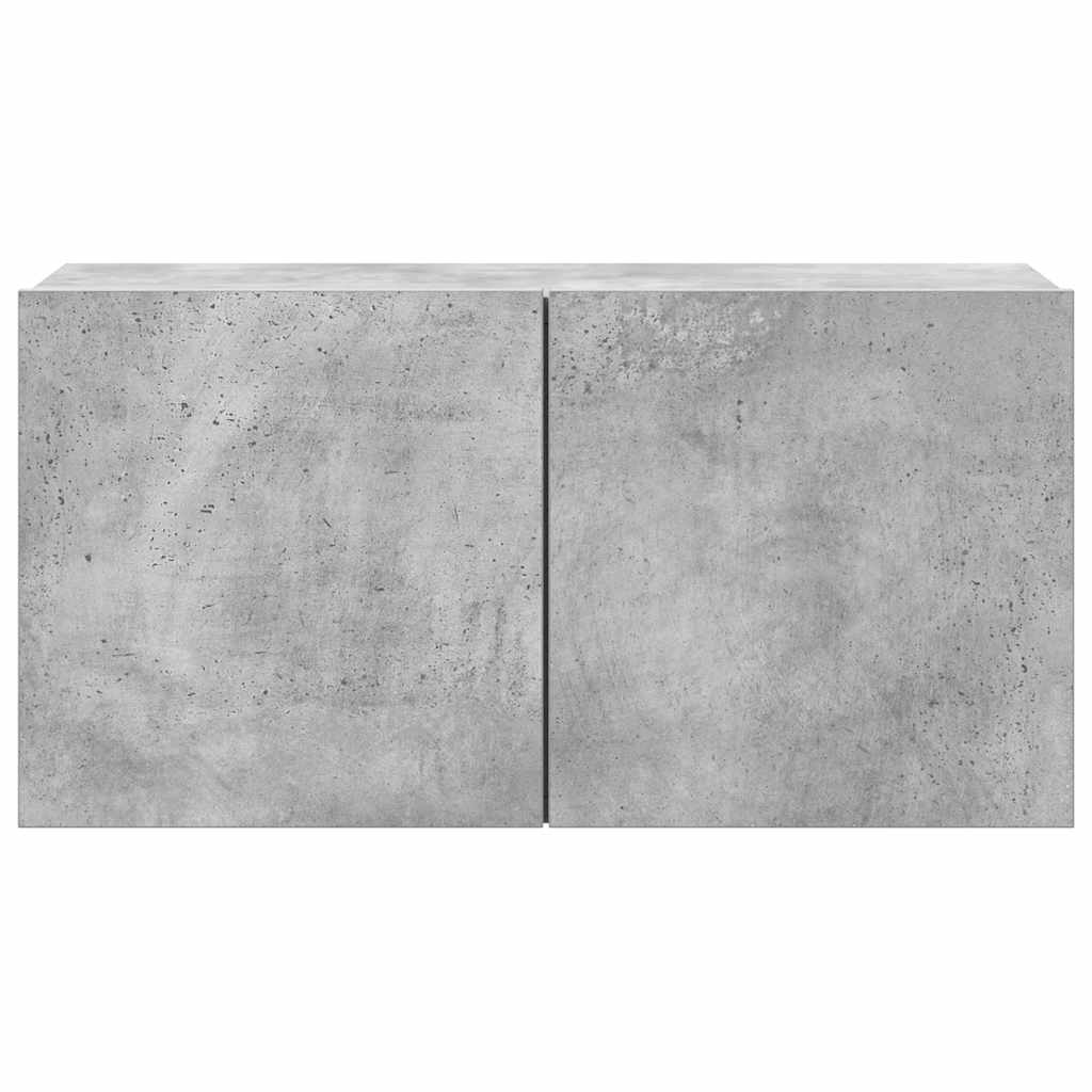 7-delige Tv-meubelset bewerkt hout betongrijs is nu te koop bij PeponiXL, paradijselijk wonen!