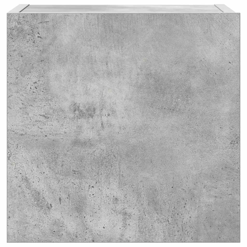 7-delige Tv-meubelset bewerkt hout betongrijs is nu te koop bij PeponiXL, paradijselijk wonen!