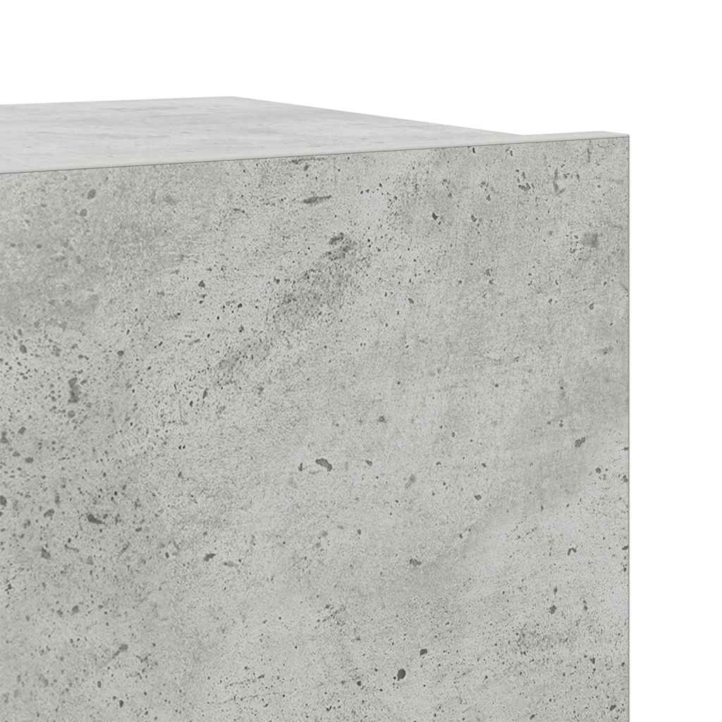 7-delige Tv-meubelset bewerkt hout betongrijs is nu te koop bij PeponiXL, paradijselijk wonen!