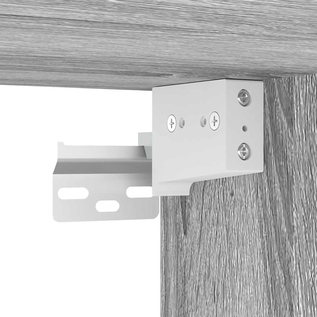 7-delige Tv-meubelset bewerkt hout grijs sonoma eikenkleurig is nu te koop bij PeponiXL, paradijselijk wonen!