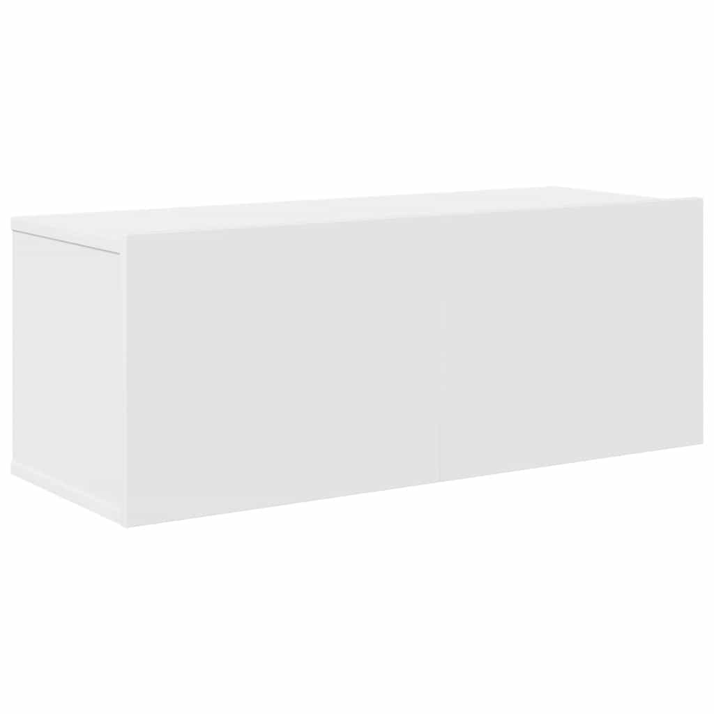 7-delige Tv-meubelset bewerkt hout wit is nu te koop bij PeponiXL, paradijselijk wonen!