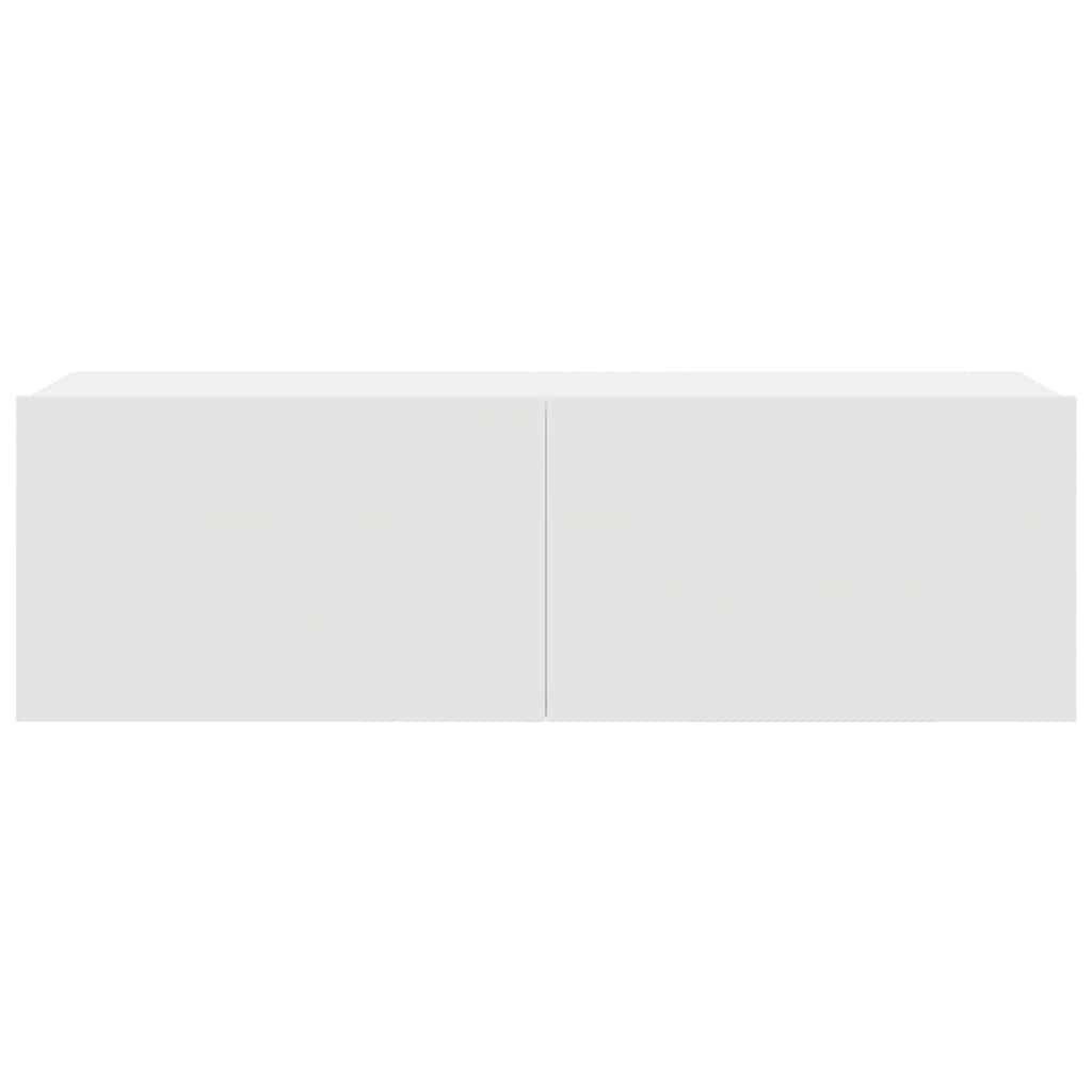 7-delige Tv-meubelset bewerkt hout wit is nu te koop bij PeponiXL, paradijselijk wonen!