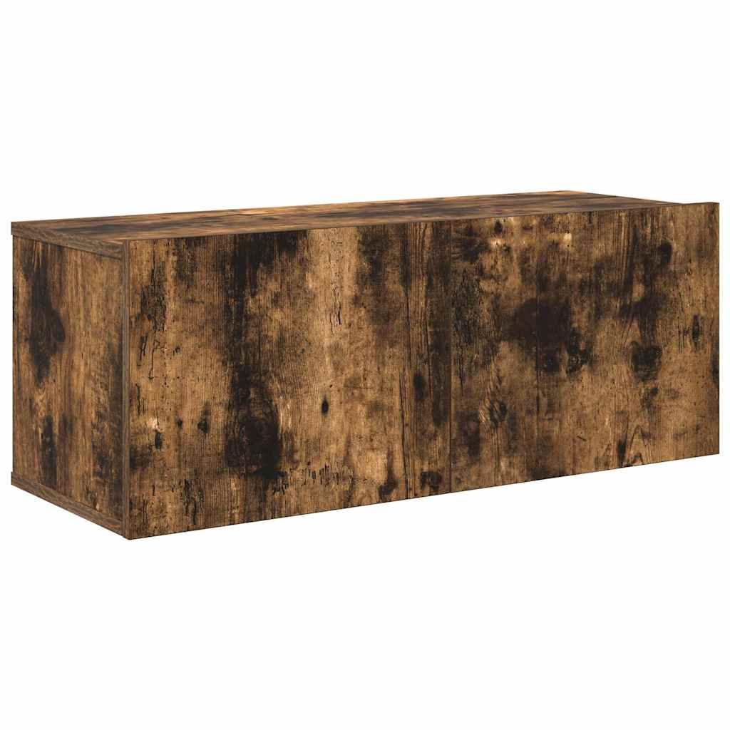 7-delige Tv-meubelset bewerkt hout gerookt eikenkleurig is nu te koop bij PeponiXL, paradijselijk wonen!