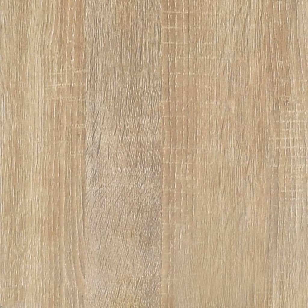 Tv-wandmeubel bewerkt hout sonoma eikenkleurig is nu te koop bij PeponiXL, paradijselijk wonen!