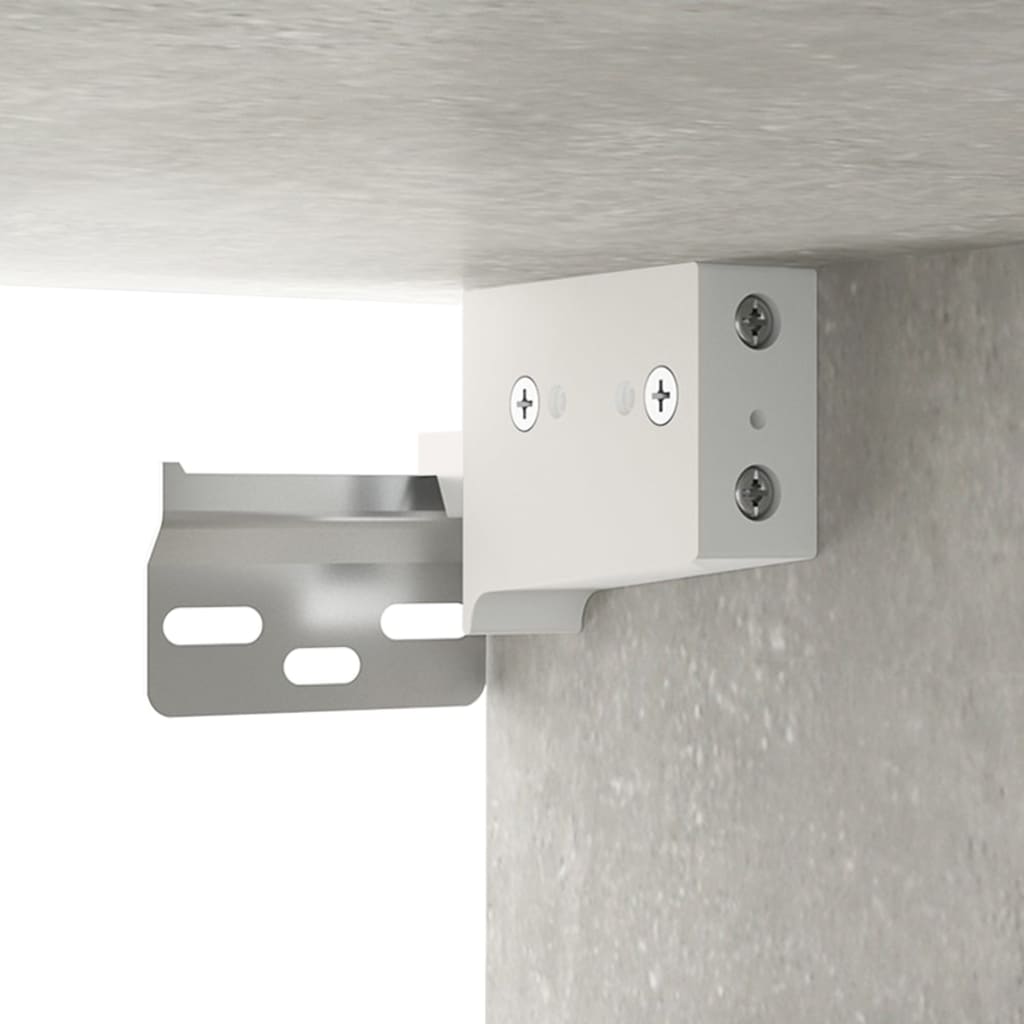 Tv-wandmeubel bewerkt hout betongrijs is nu te koop bij PeponiXL, paradijselijk wonen!