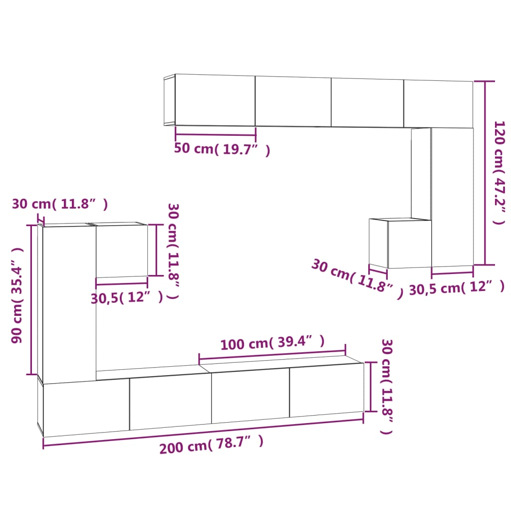 Tv-wandmeubel bewerkt hout wit is nu te koop bij PeponiXL, paradijselijk wonen!