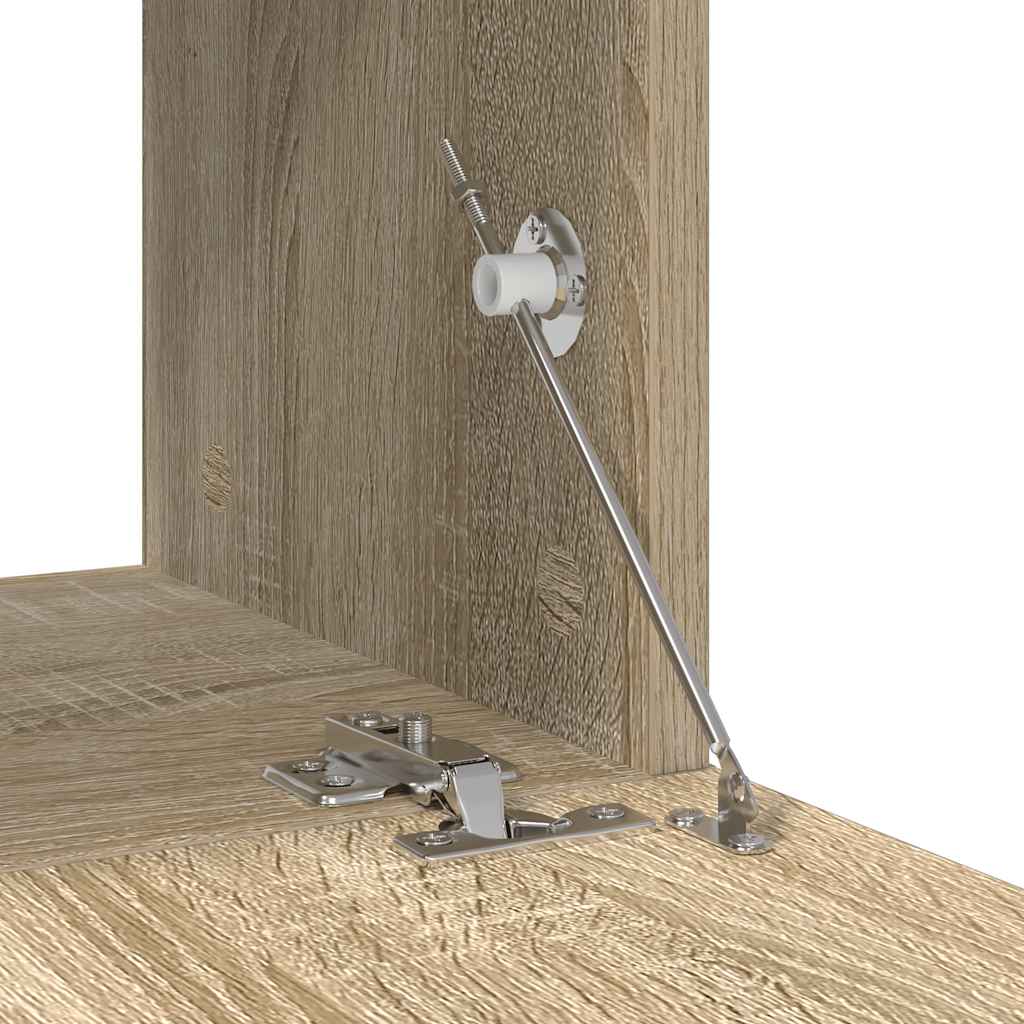 4-delige Tv-meubelset bewerkt hout sonoma eikenkleurig is nu te koop bij PeponiXL, paradijselijk wonen!