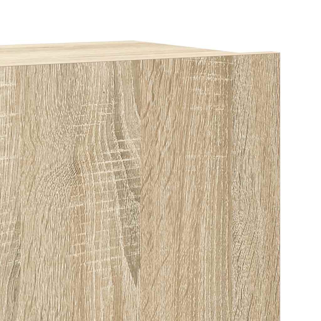 4-delige Tv-meubelset bewerkt hout sonoma eikenkleurig is nu te koop bij PeponiXL, paradijselijk wonen!