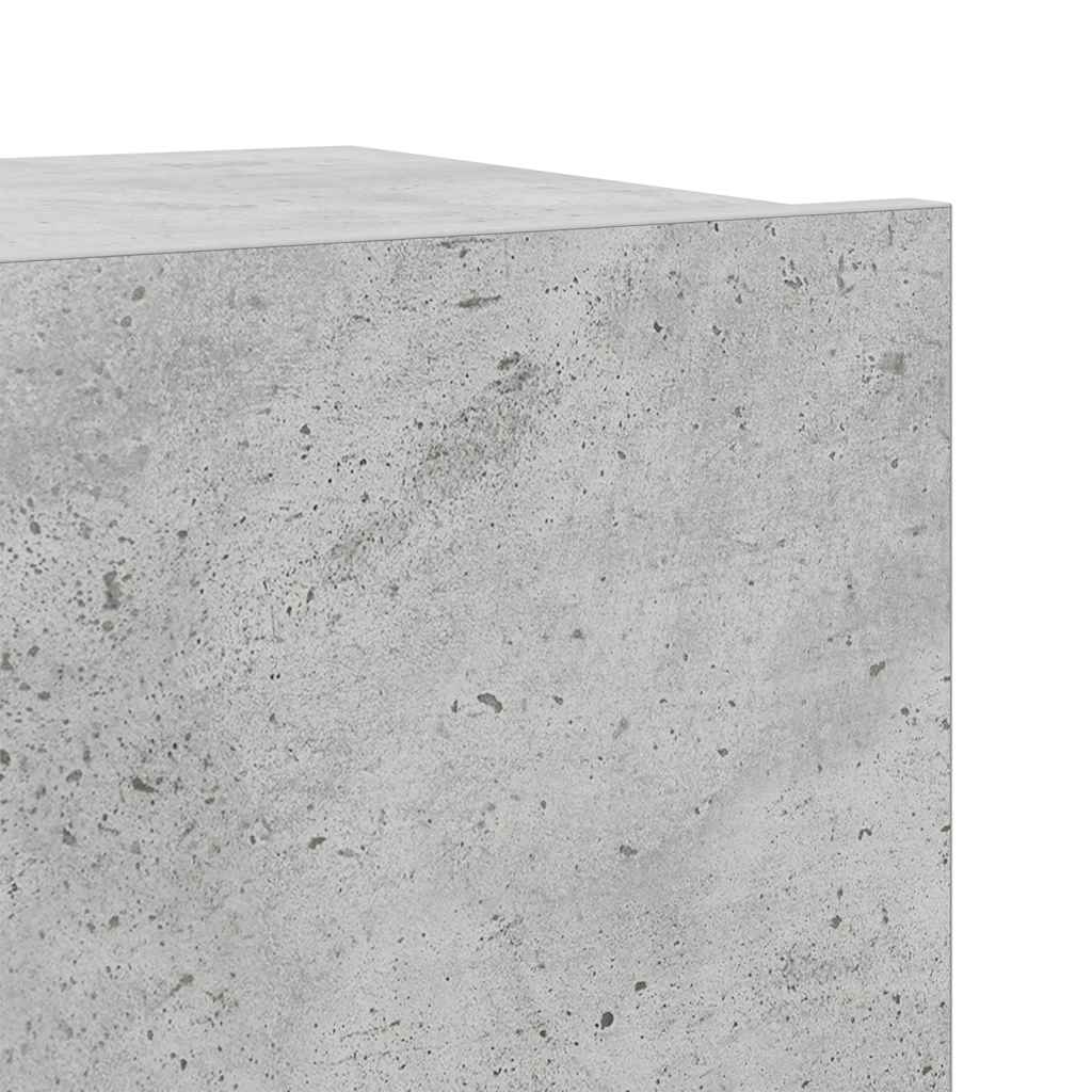 4-delige Tv-meubelset bewerkt hout betongrijs is nu te koop bij PeponiXL, paradijselijk wonen!