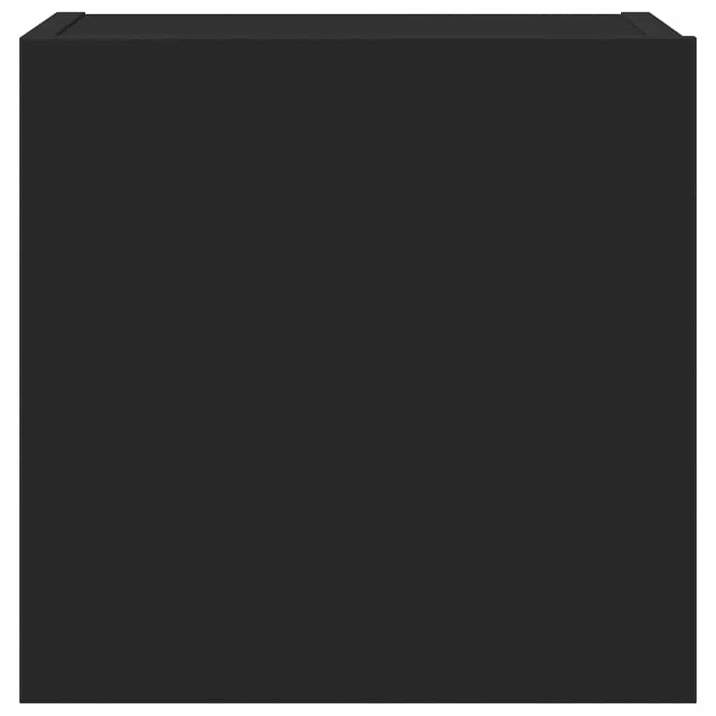 4-delige Tv-meubelset bewerkt hout zwart is nu te koop bij PeponiXL, paradijselijk wonen!