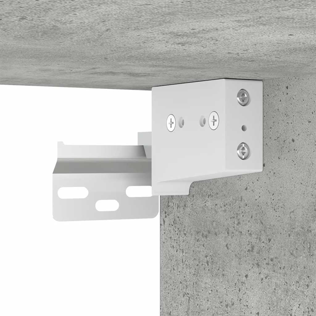 4-delige Tv-meubelset bewerkt hout betongrijs is nu te koop bij PeponiXL, paradijselijk wonen!