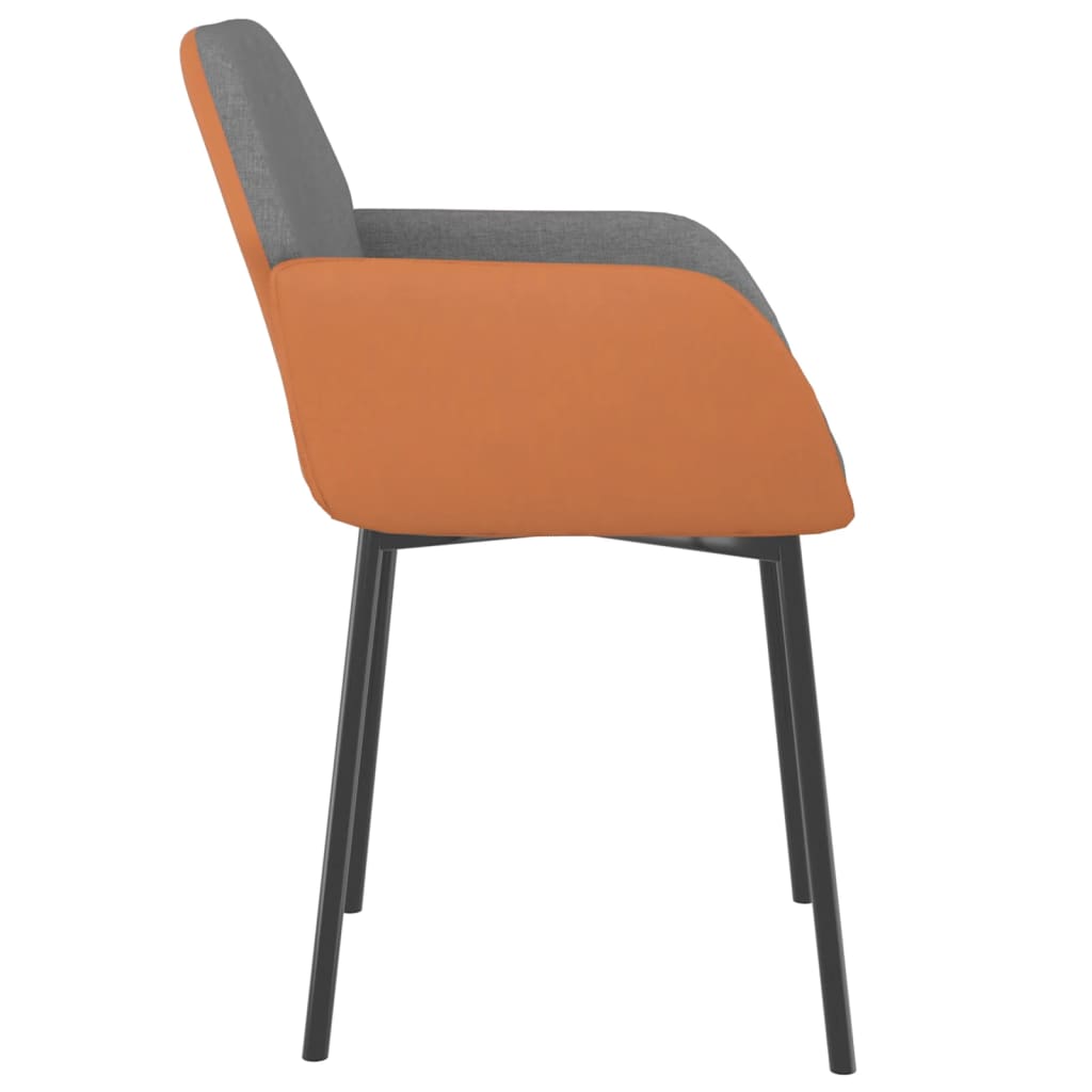 Eetkamerstoelen 2 st stof en kunstleer lichtgrijs is nu te koop bij PeponiXL, paradijselijk wonen!